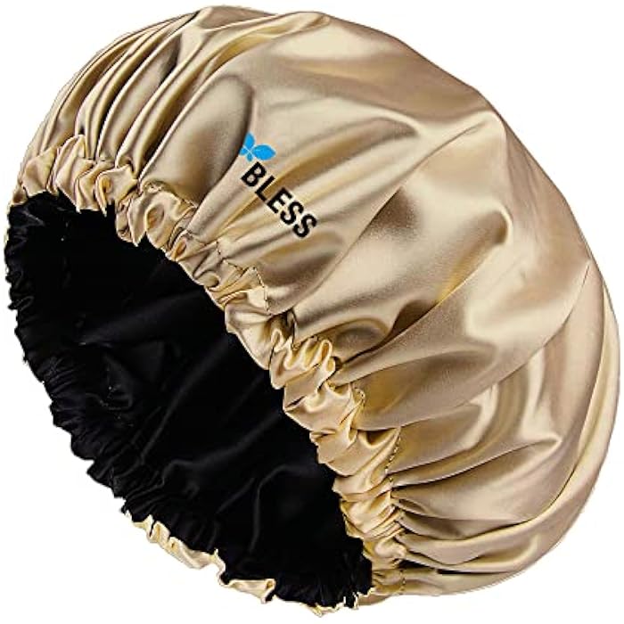 Bless satin bonnet gold - Image 1